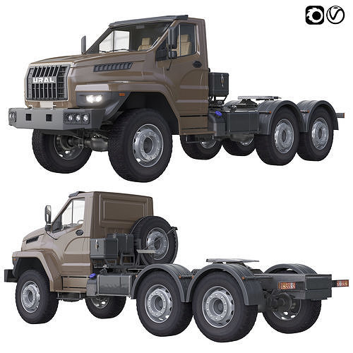URAL NEXT Chassis 3D model