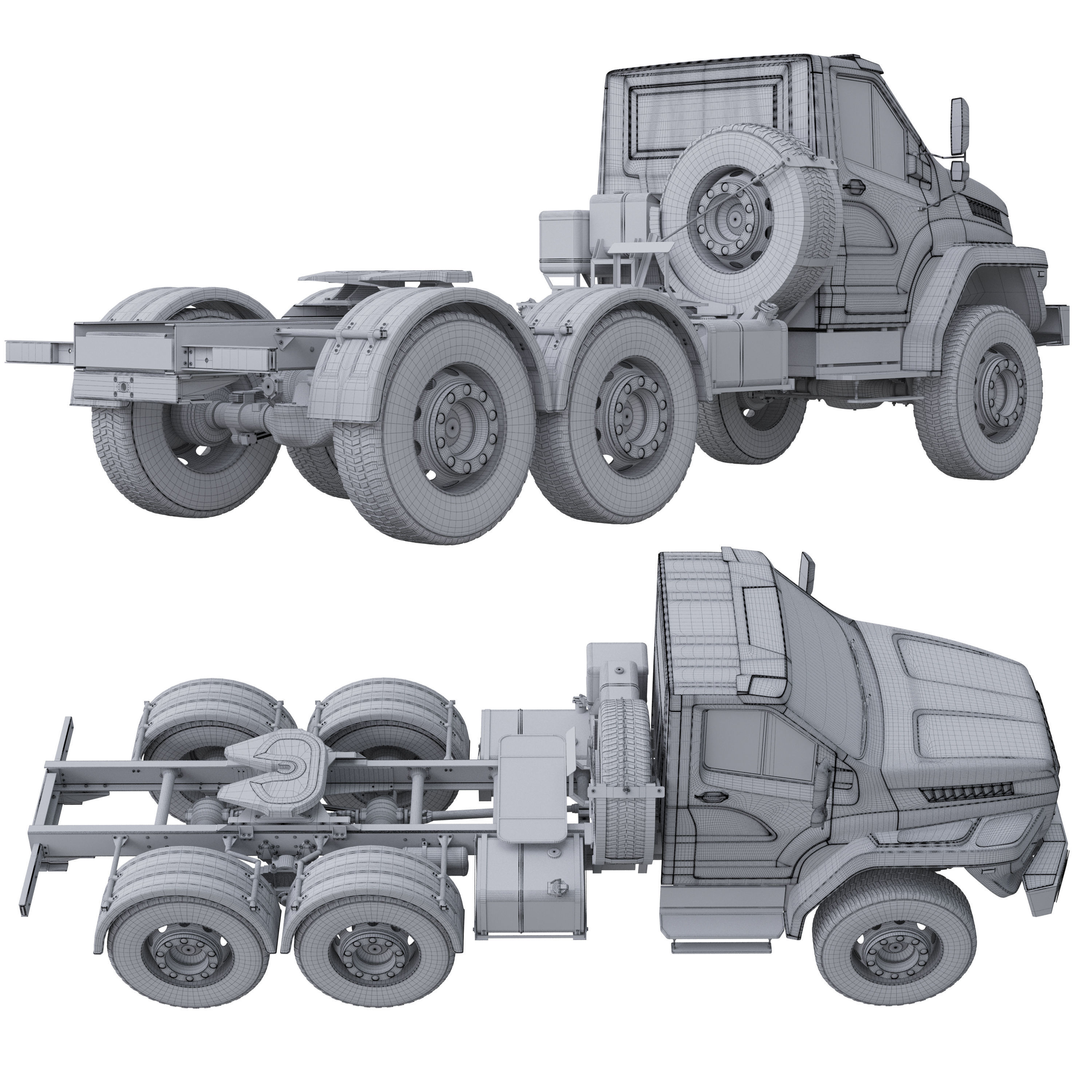 URAL NEXT Chassis 3D model_4