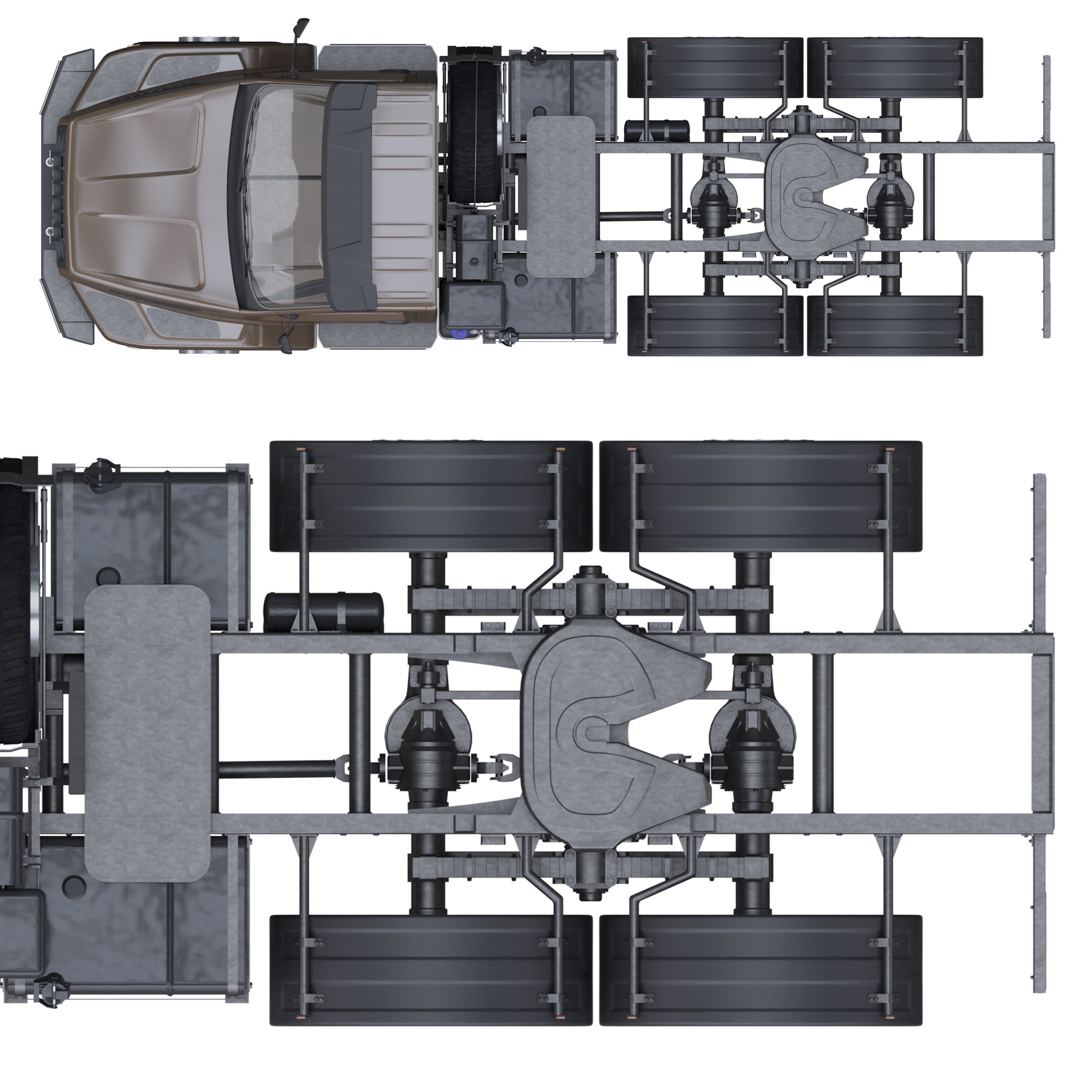 URAL NEXT Chassis 3D model_18