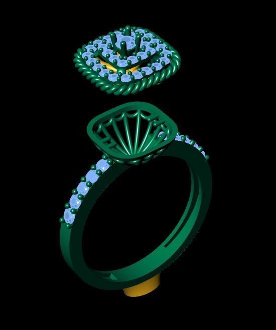 Ring 3D model 0036 print model19 3D print model_17