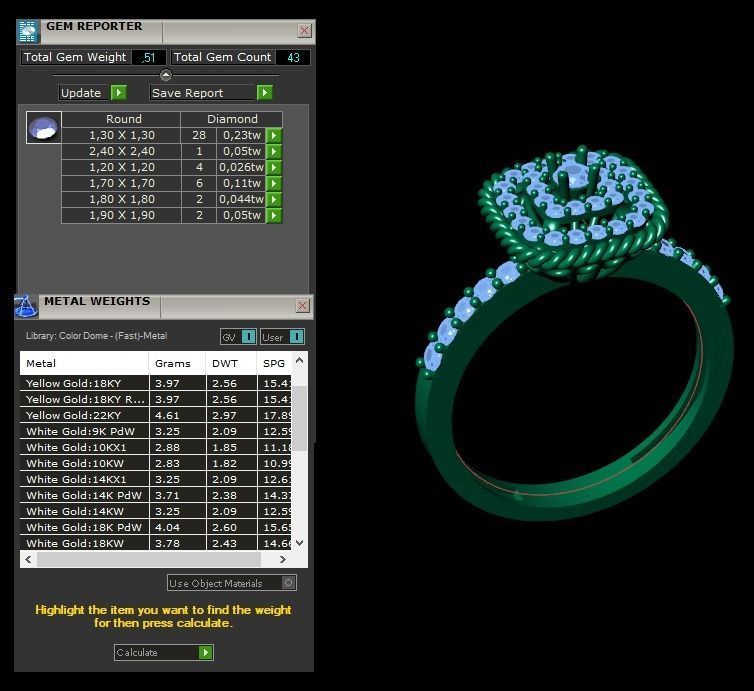 Ring 3D model 0036 print model19 3D print model_8