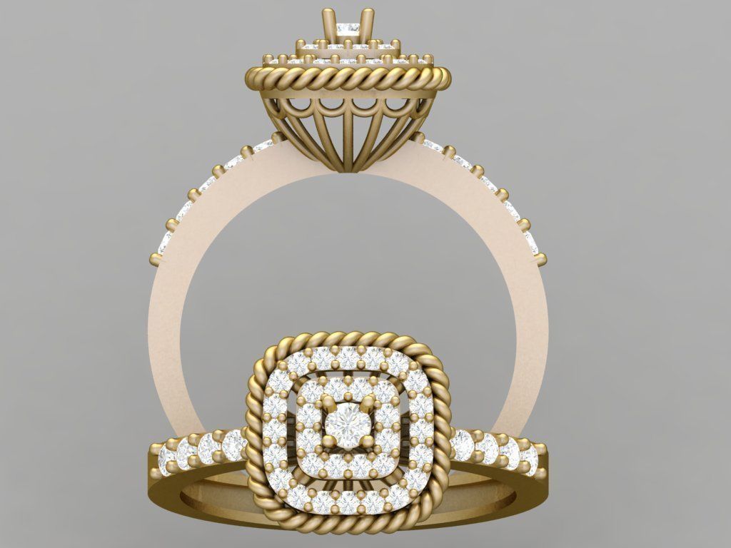 Ring 3D model 0036 print model19 3D print model_6