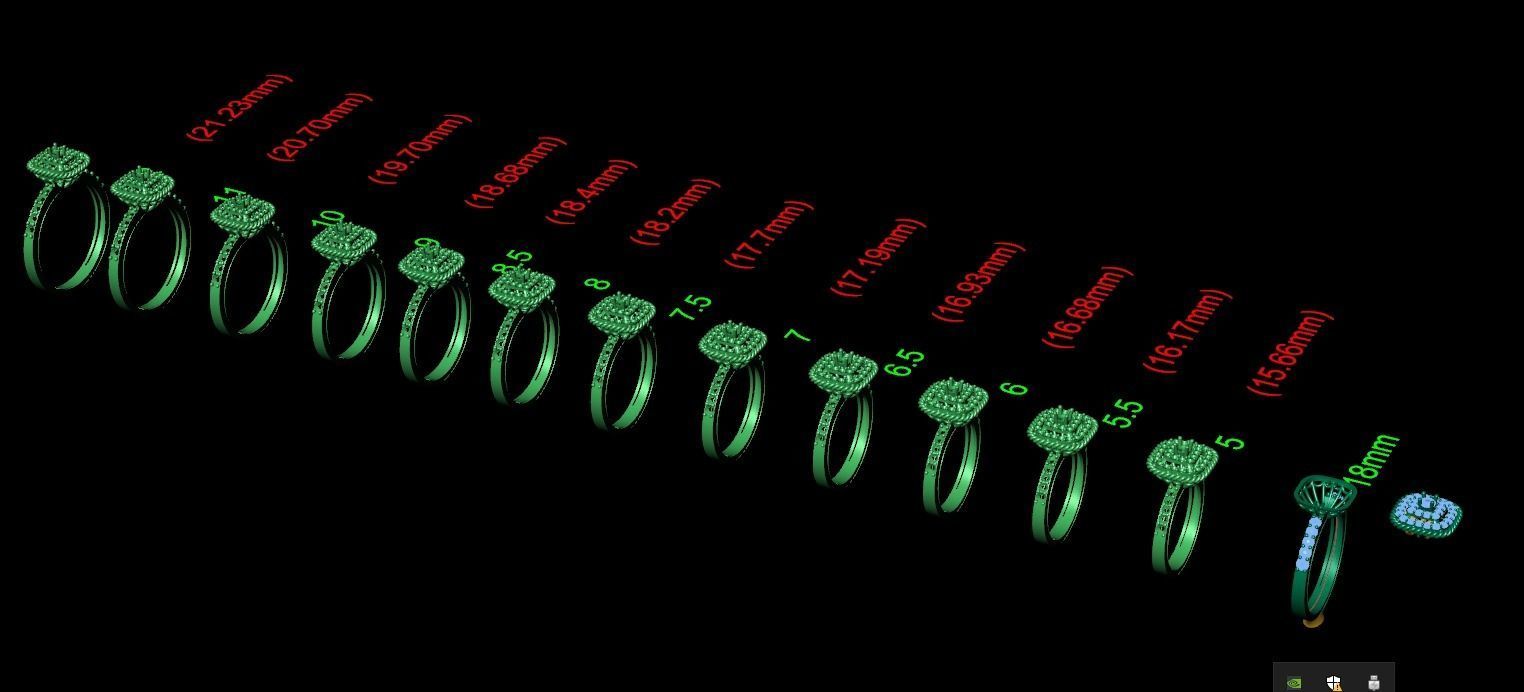 Ring 3D model 0036 print model19 3D print model_11