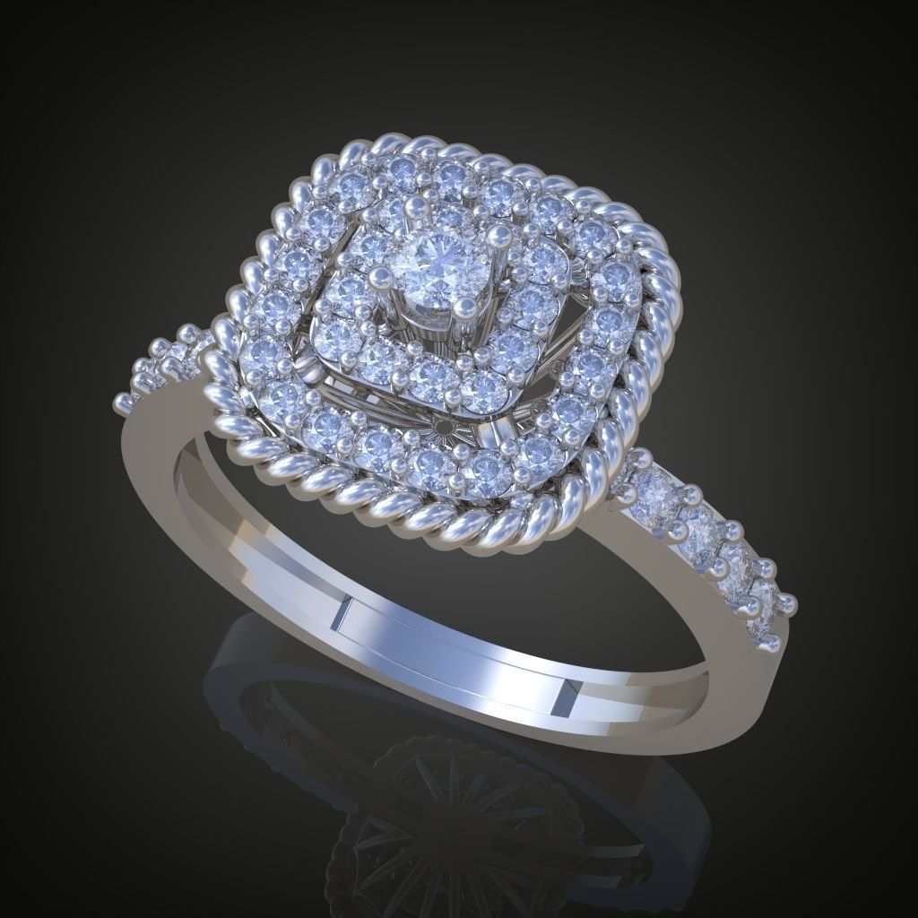 Ring 3D model 0036 print model19 3D print model_3