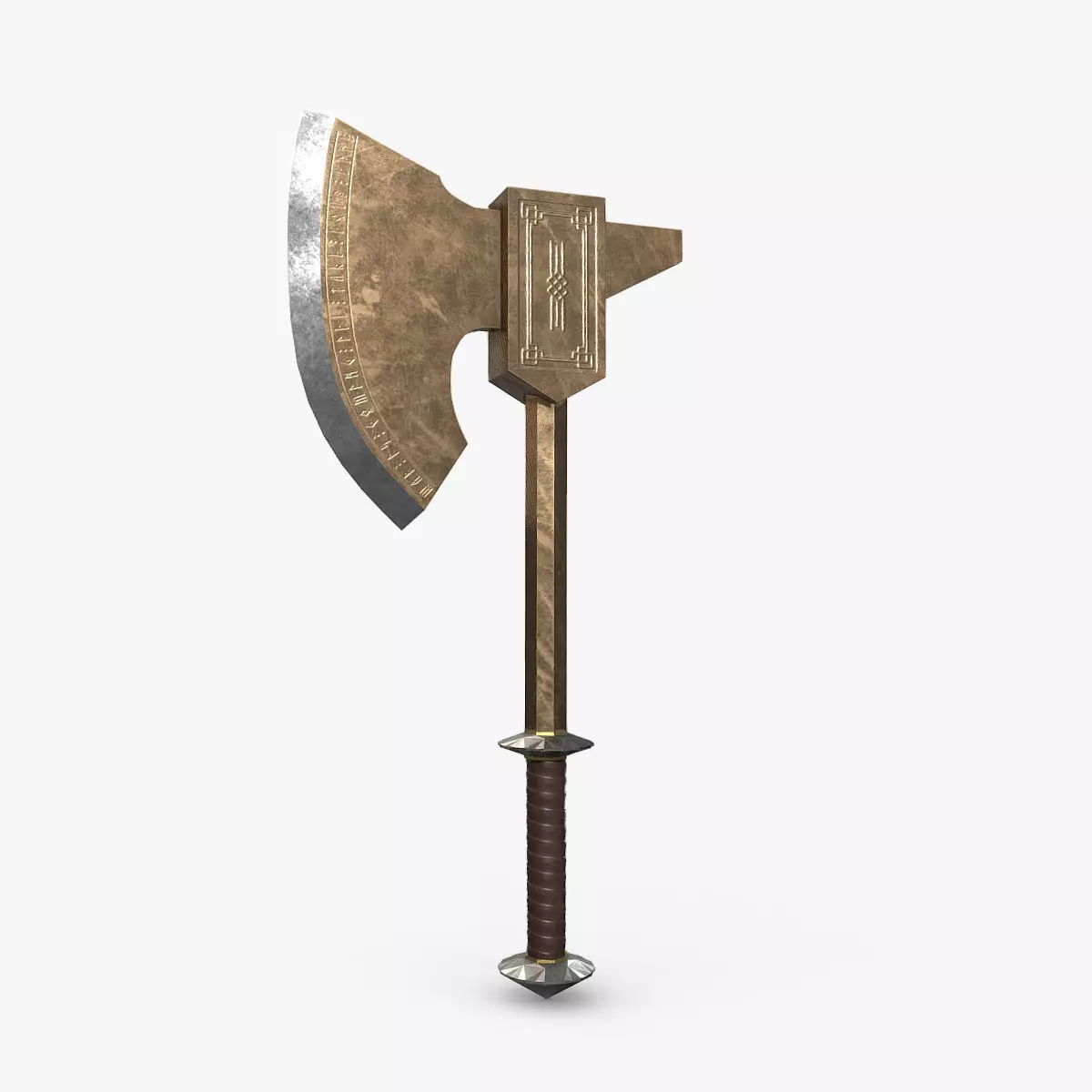 Ax of war 3D model_0