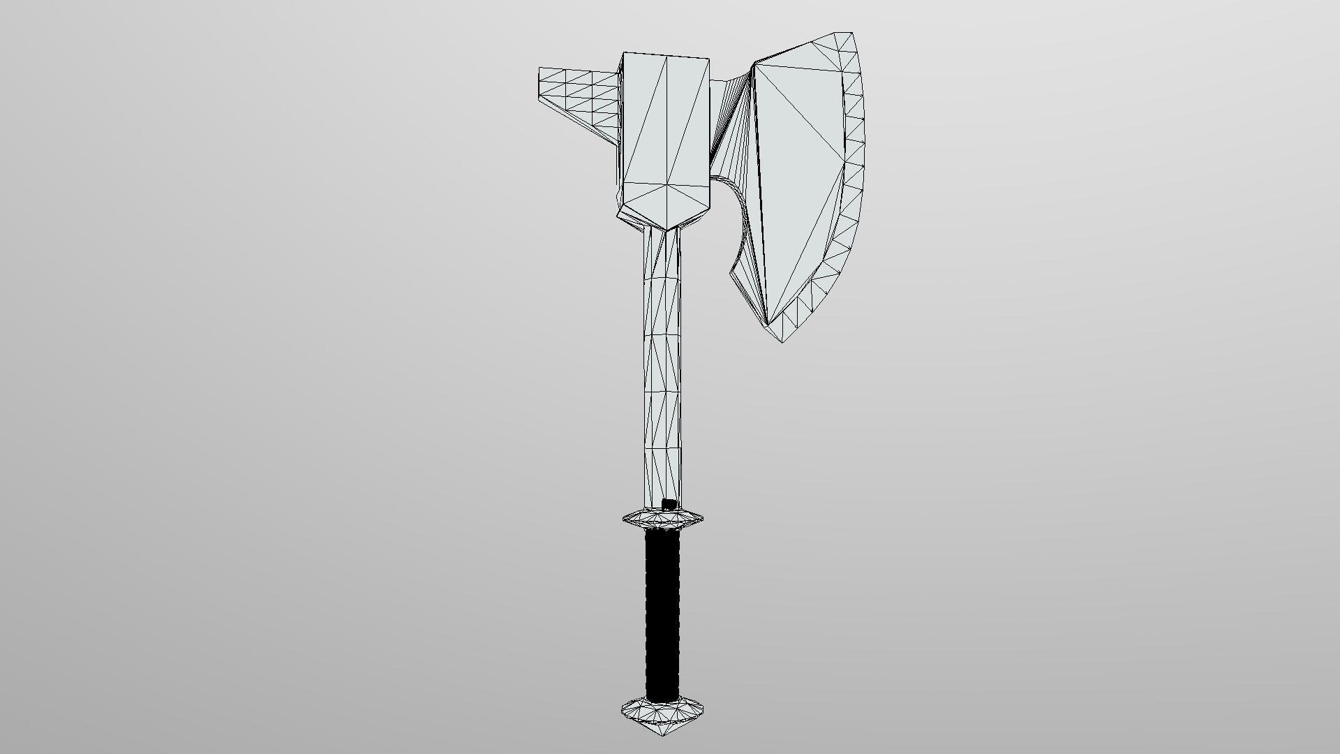 Ax of war 3D model_11