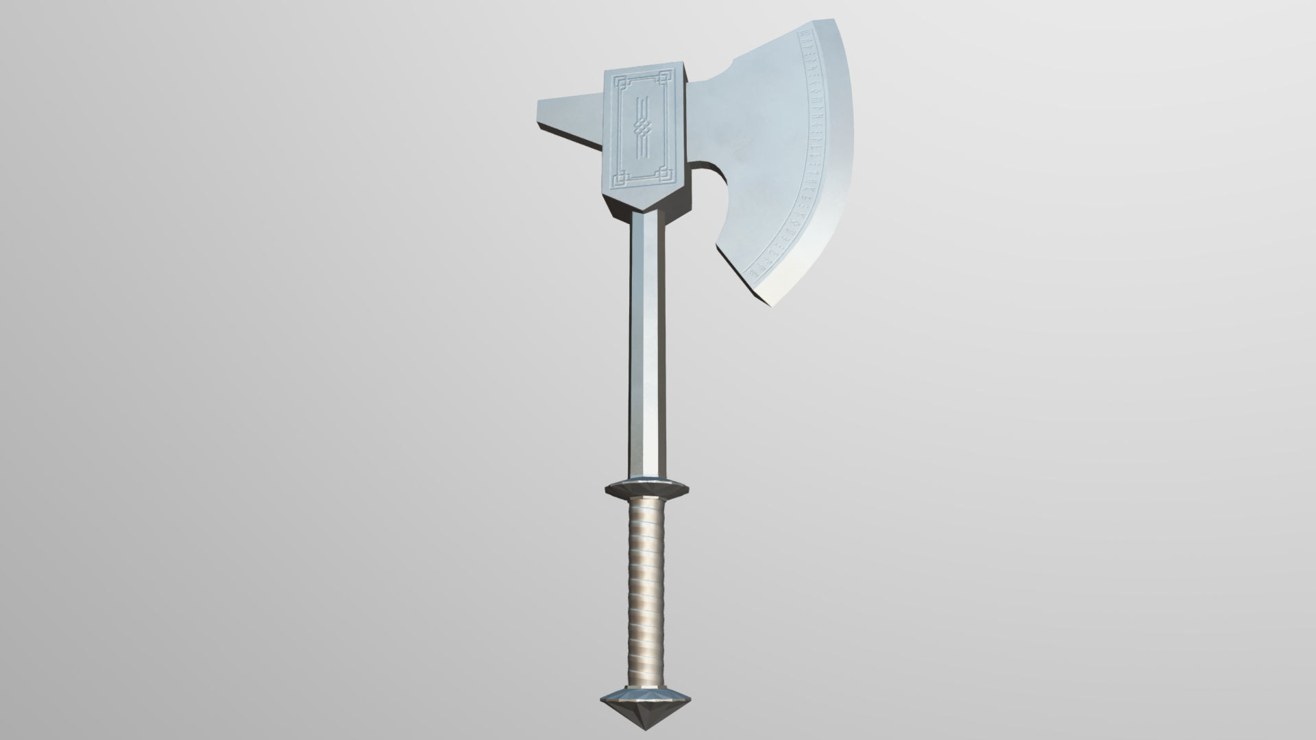 Ax of war 3D model_10