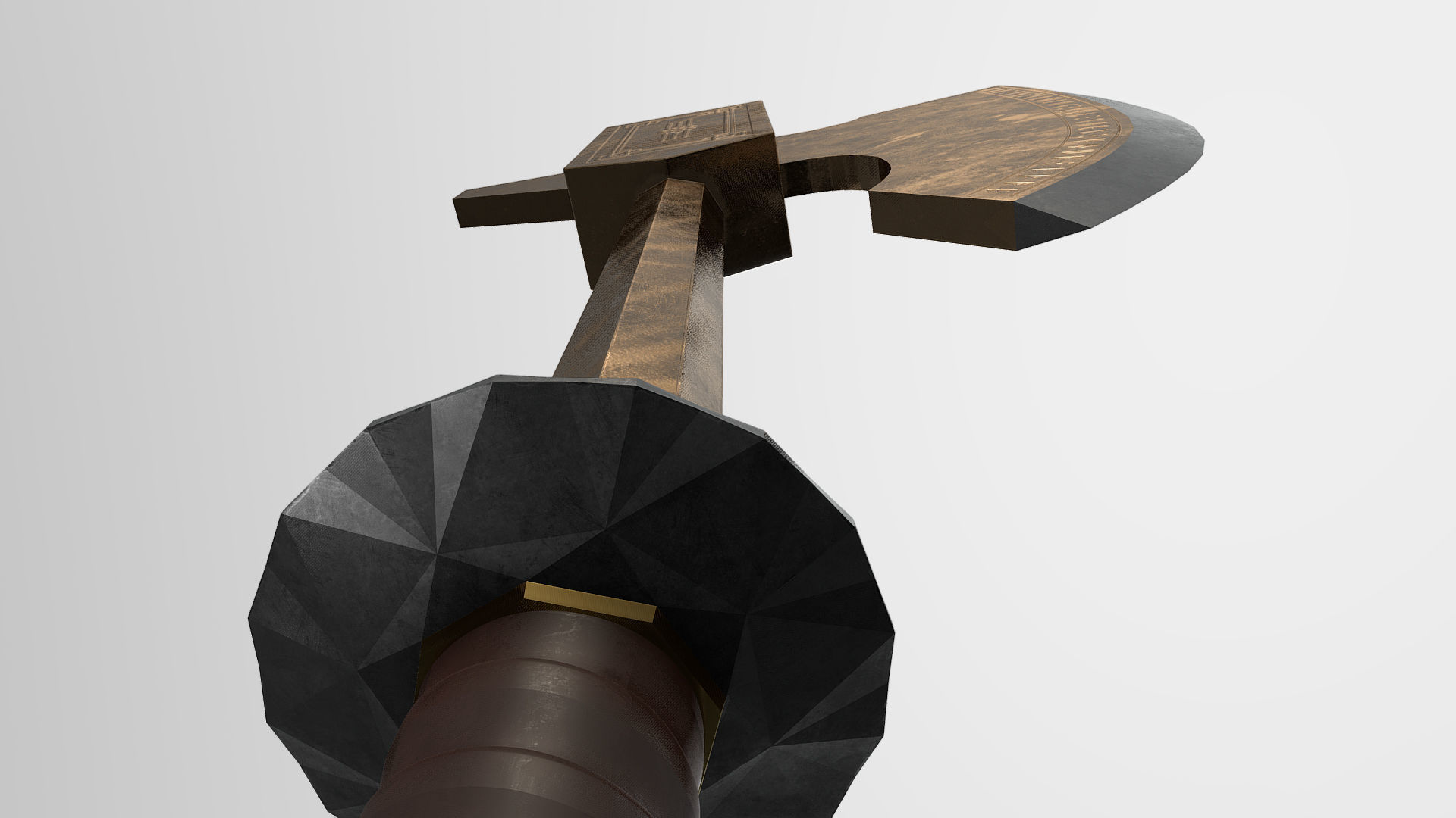 Ax of war 3D model_8