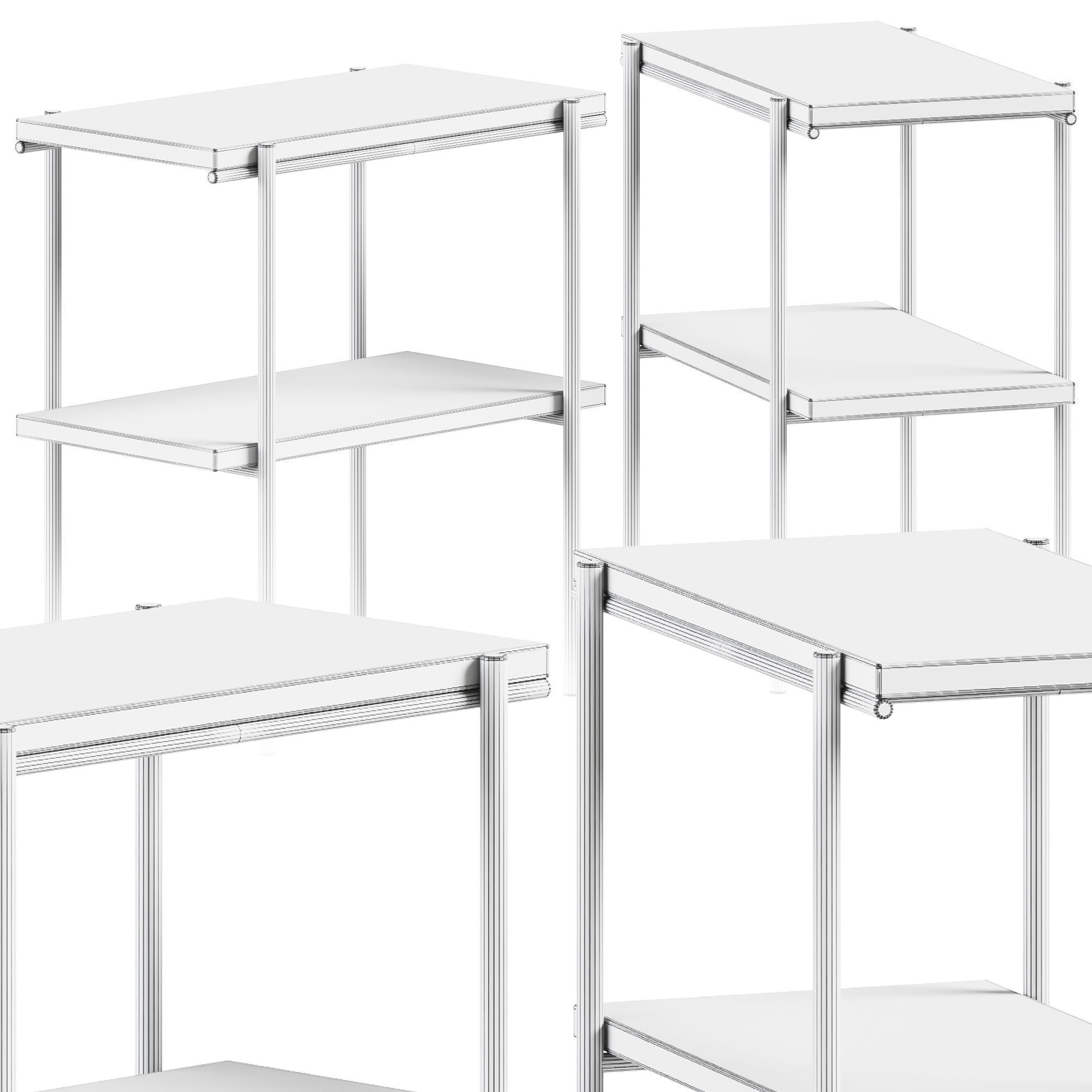 Ethnicraft Oak Rise side table 3D model_1