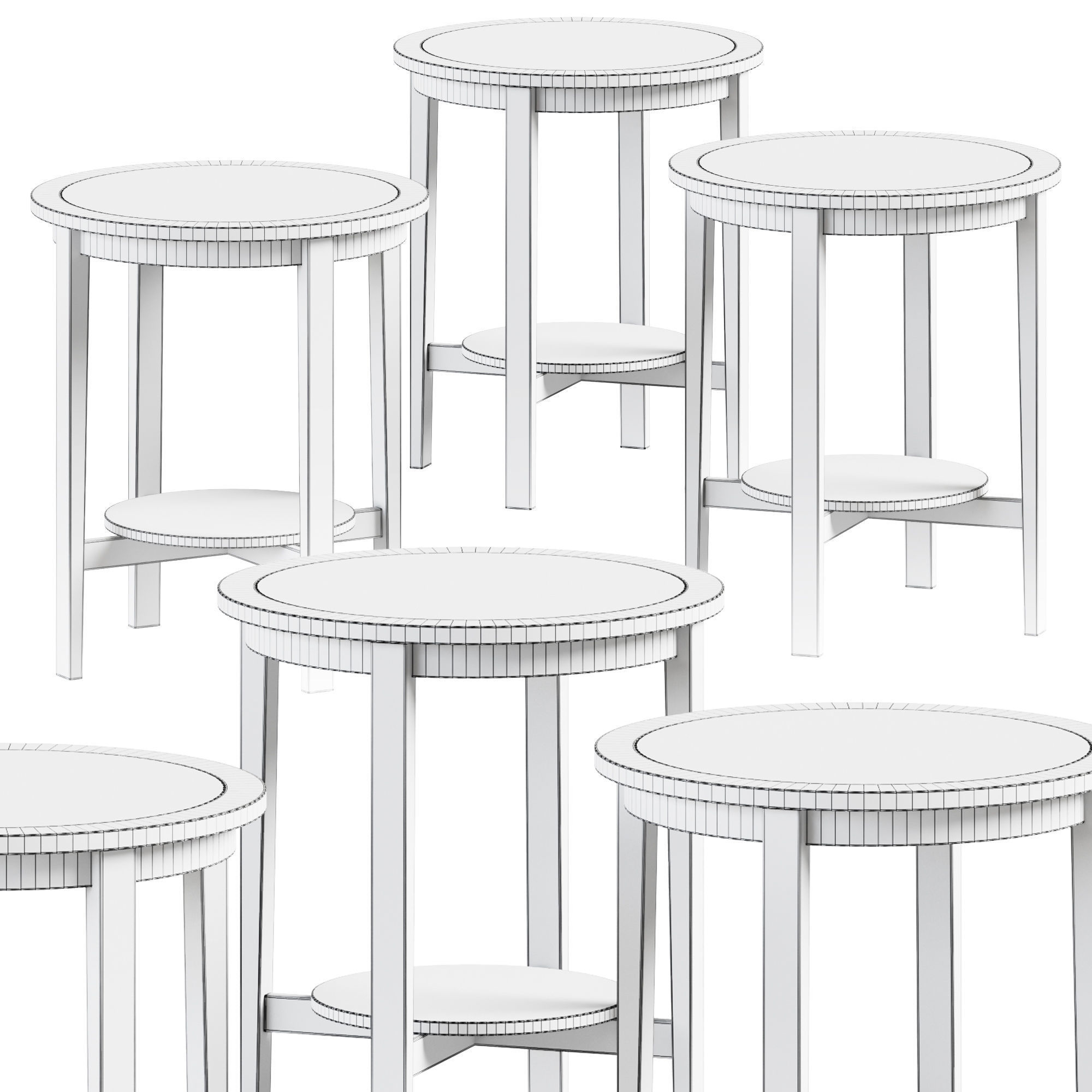 IKEA MALMSTA Side table 3D model_2