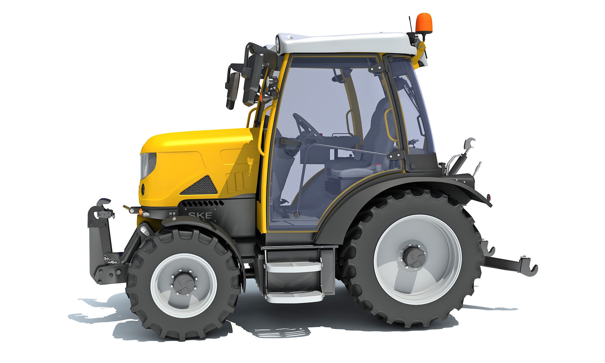 Farm Tractor 3D model_1