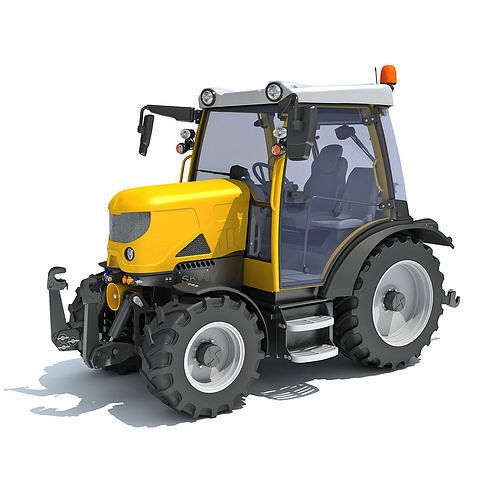 Farm Tractor 3D model