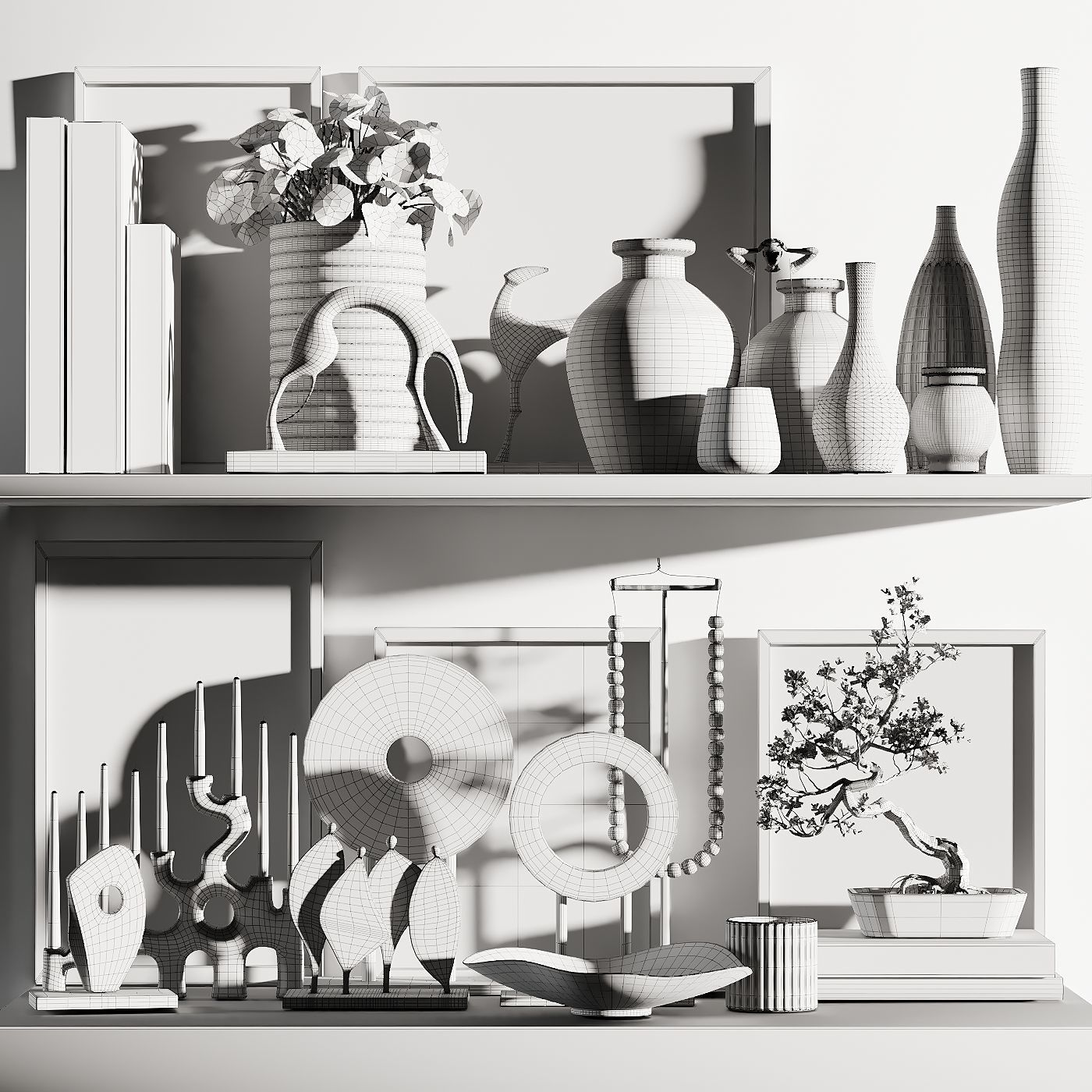 Decorative Plant Set 3 3D model_3