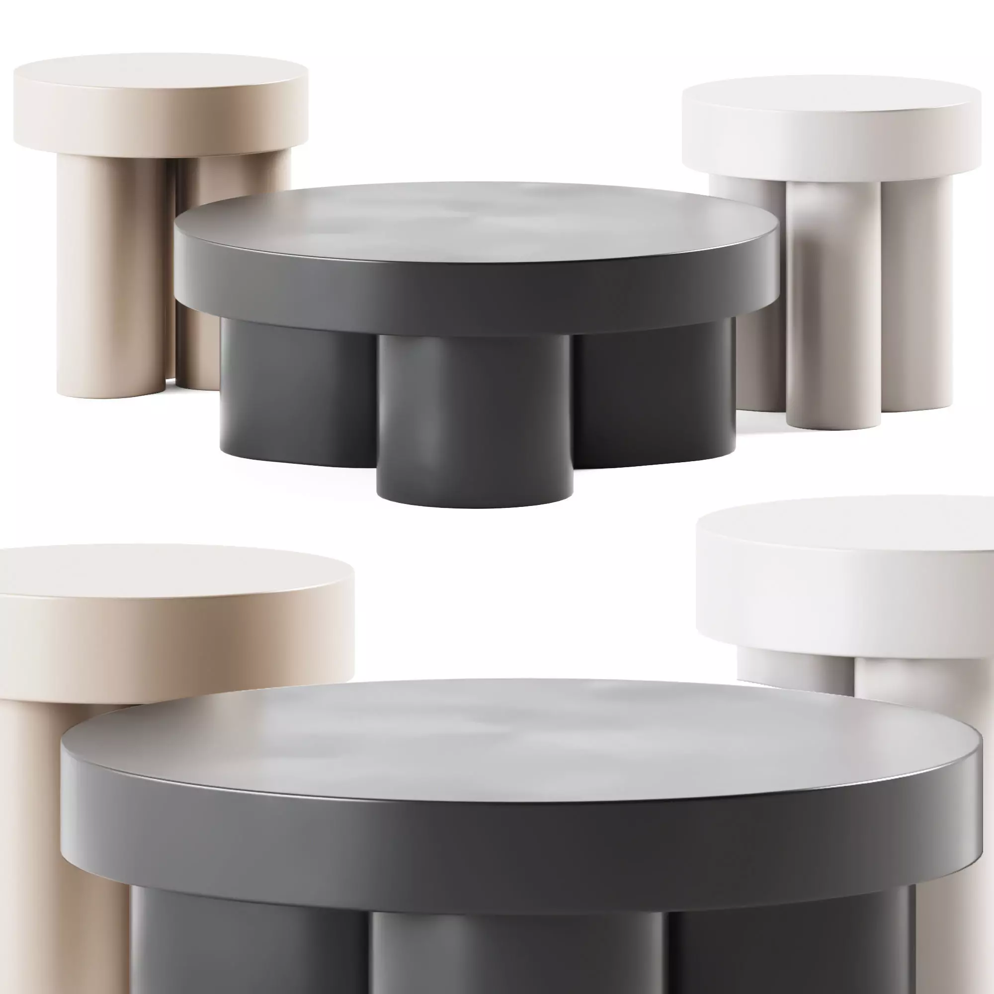 Slab Coffee Table by Trit House 3D model_0