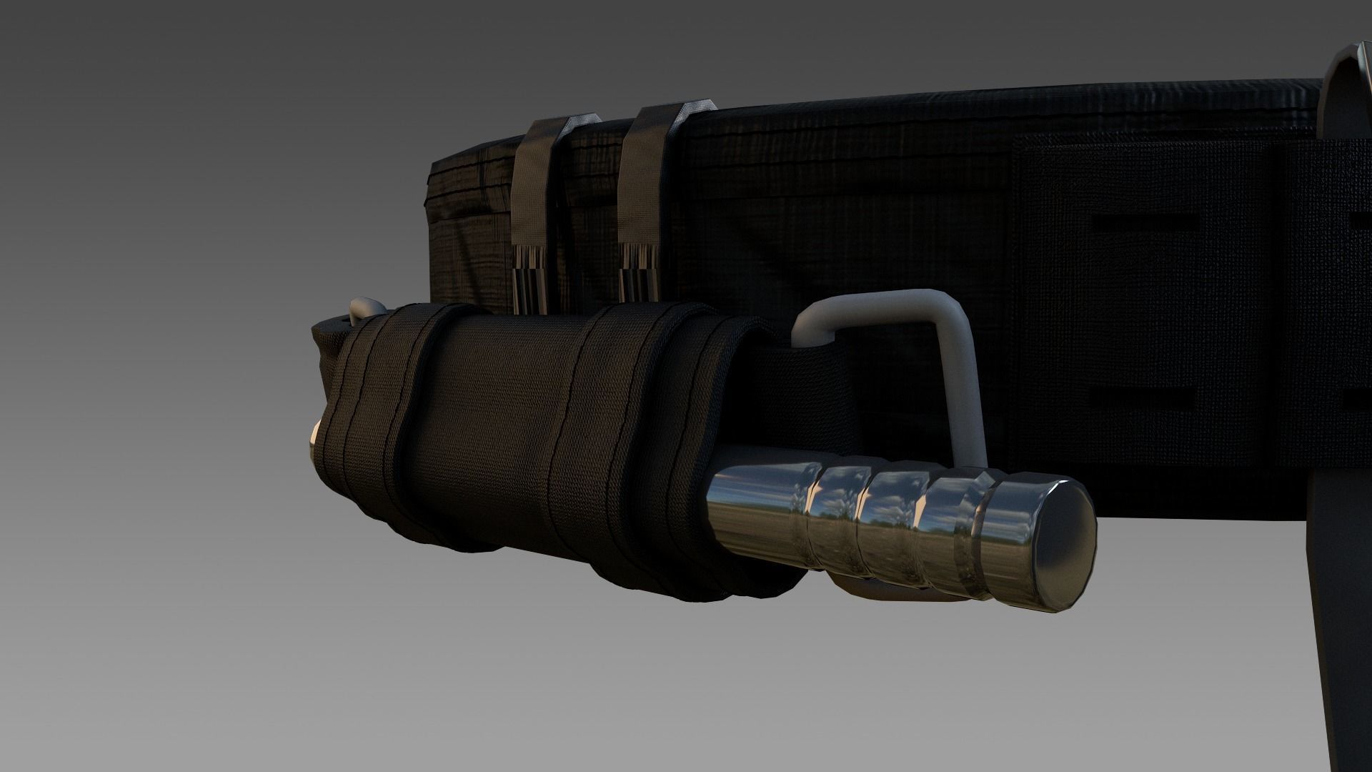  Tactical belt with metal quick release buckle 3D model_24