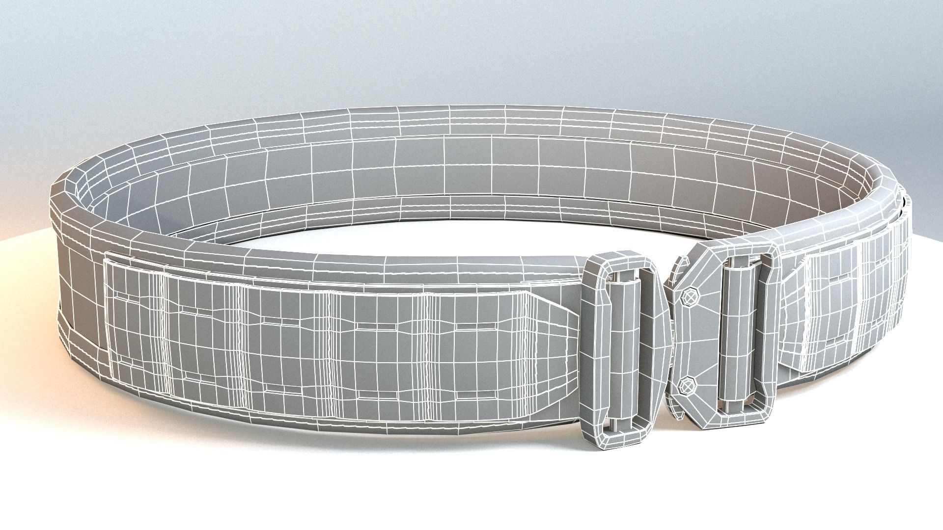  Tactical belt with metal quick release buckle 3D model_15