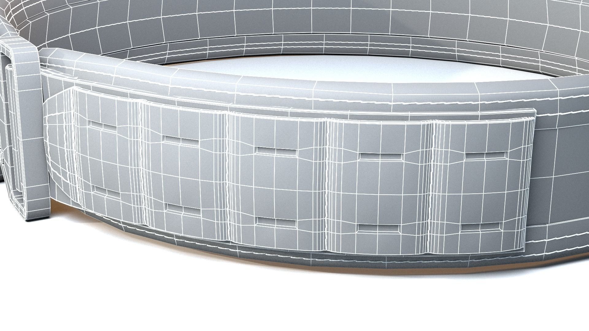  Tactical belt with metal quick release buckle 3D model_11