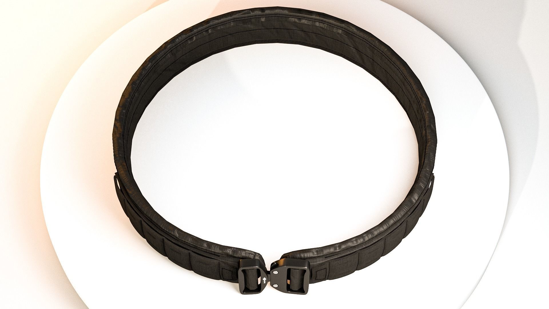  Tactical belt with metal quick release buckle 3D model_5