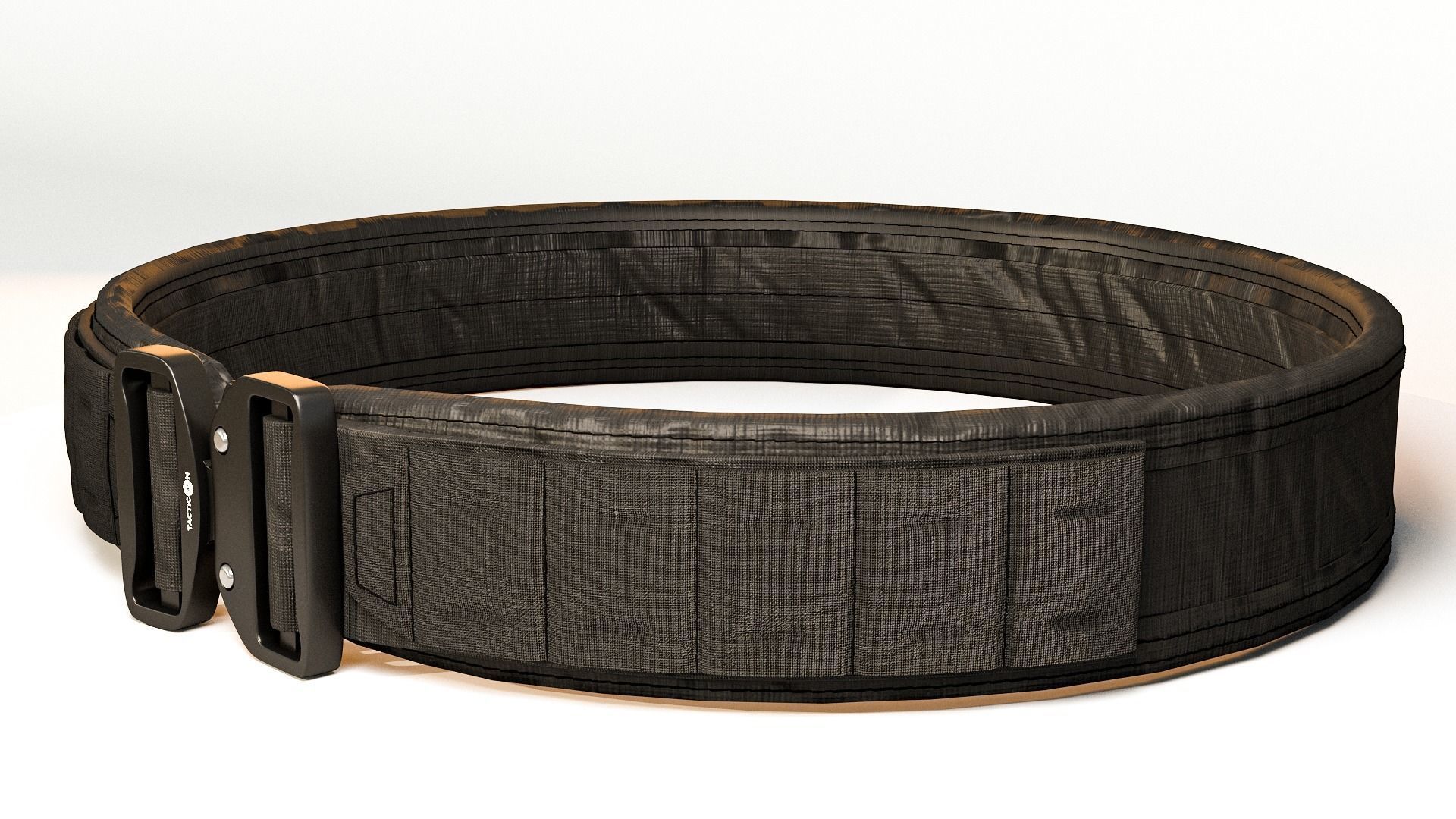  Tactical belt with metal quick release buckle 3D model_4