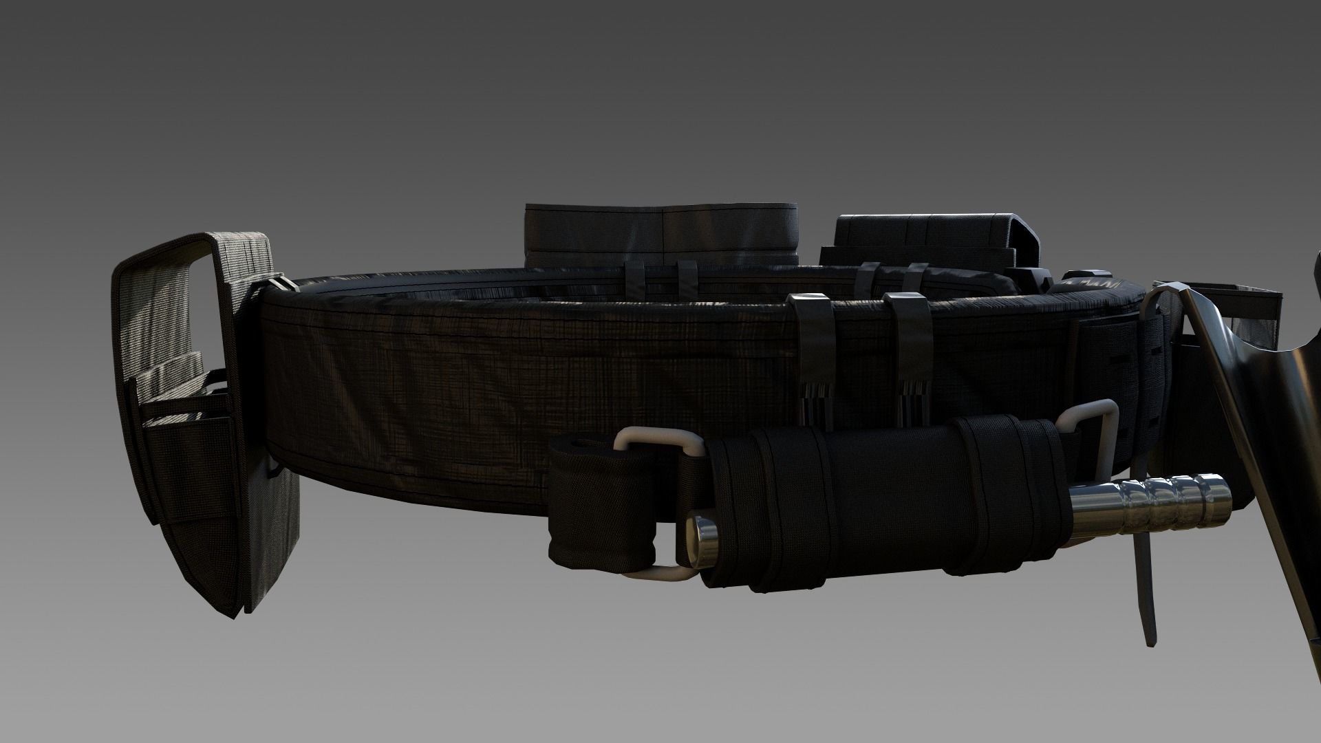  Tactical belt with metal quick release buckle 3D model_23