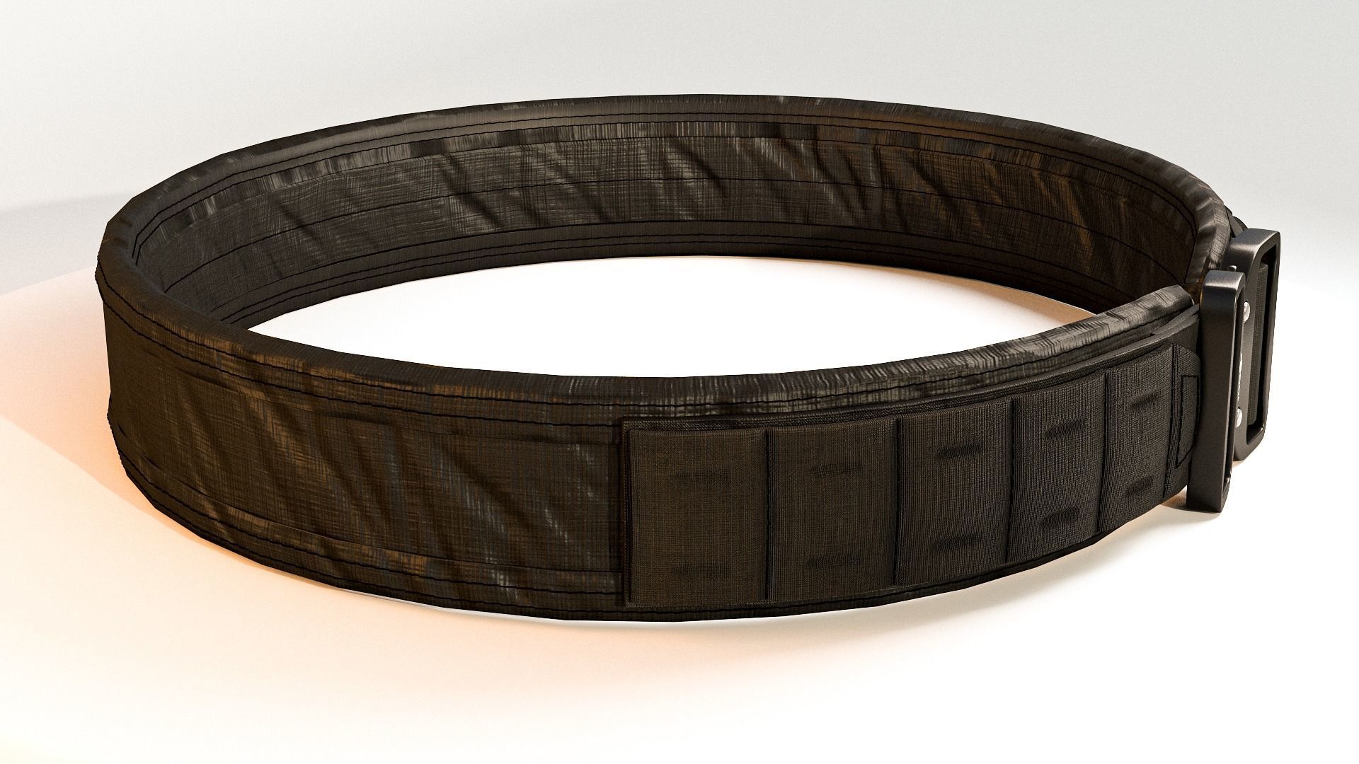  Tactical belt with metal quick release buckle 3D model_7