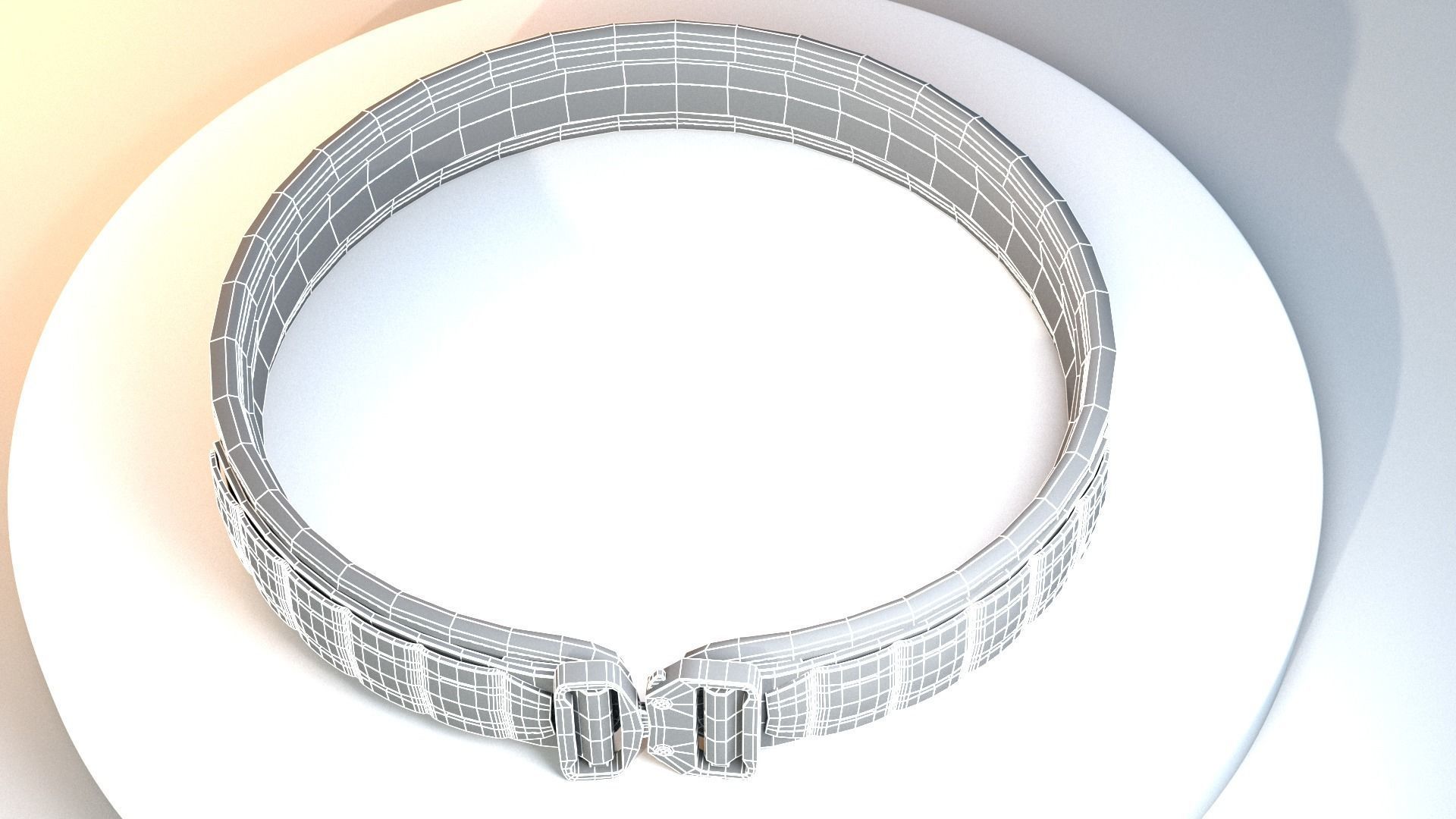  Tactical belt with metal quick release buckle 3D model_14