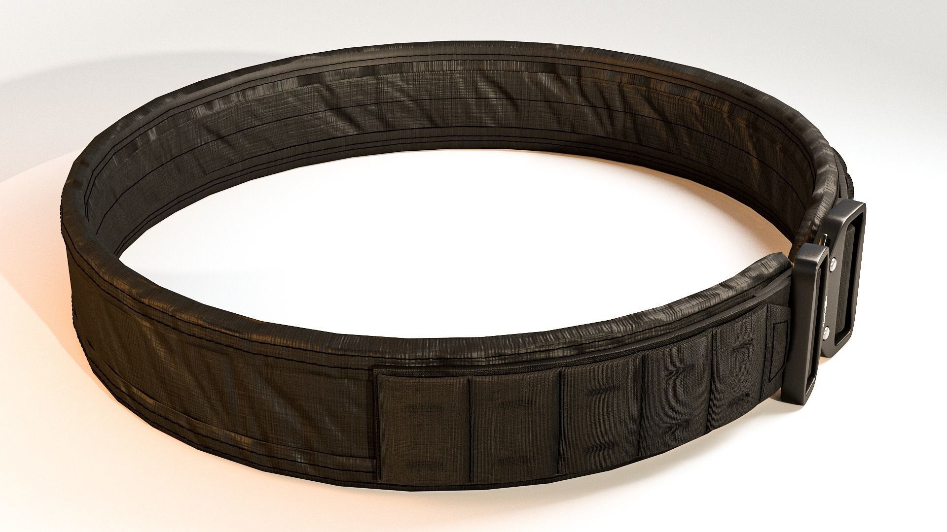  Tactical belt with metal quick release buckle 3D model_9