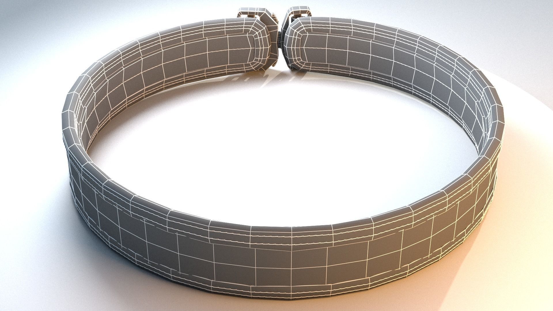  Tactical belt with metal quick release buckle 3D model_12