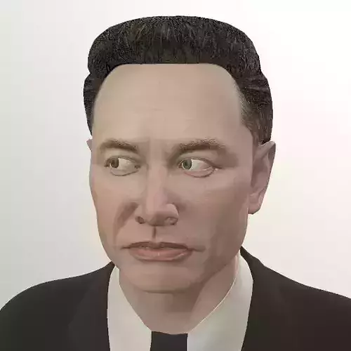 Free Elon Musk Model Free 3D model