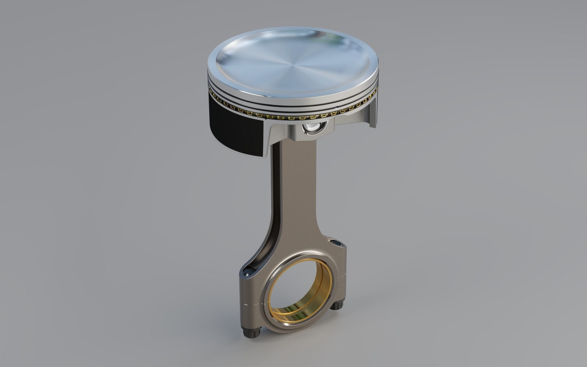 Piston and Connecting Rod 3D model_15