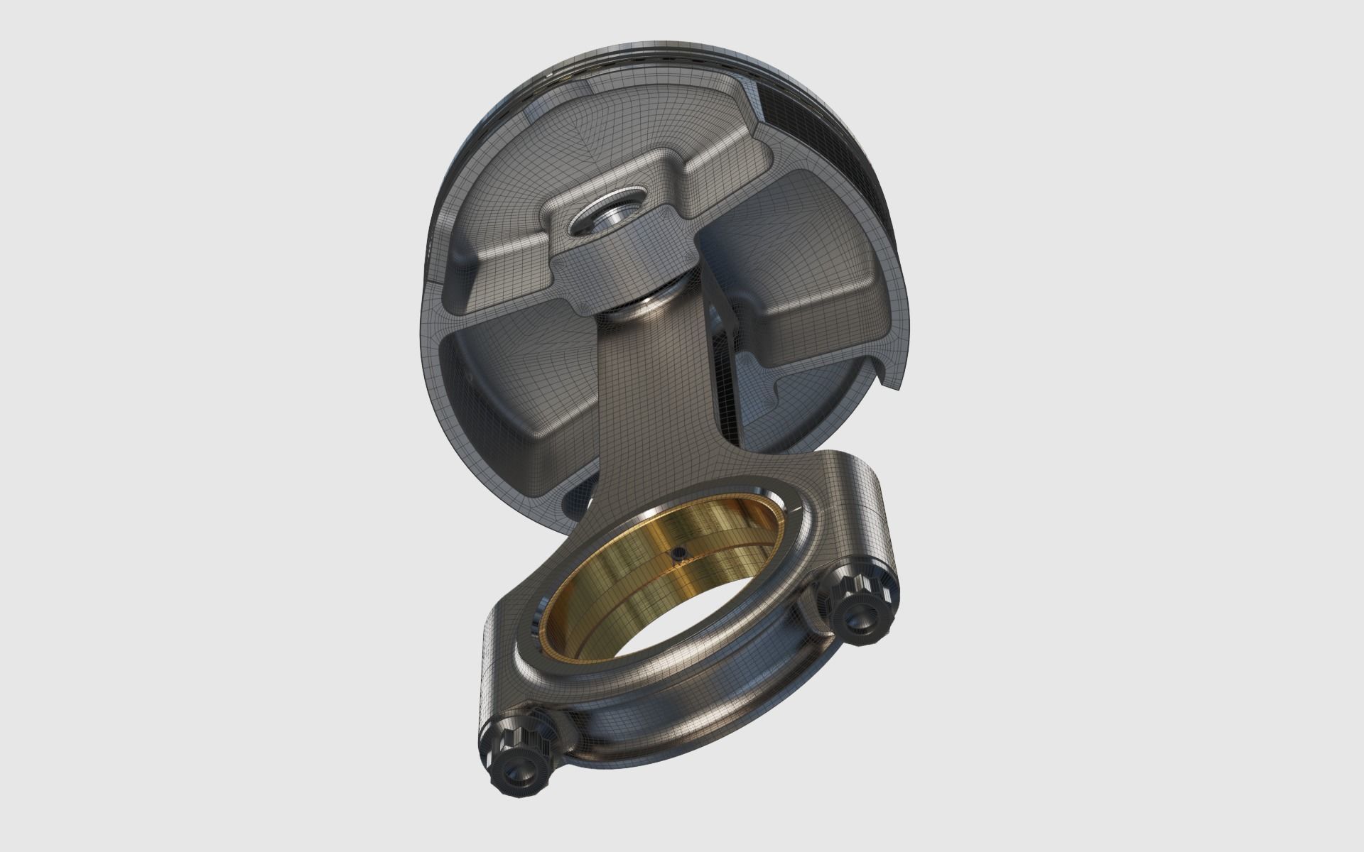 Piston and Connecting Rod 3D model_19