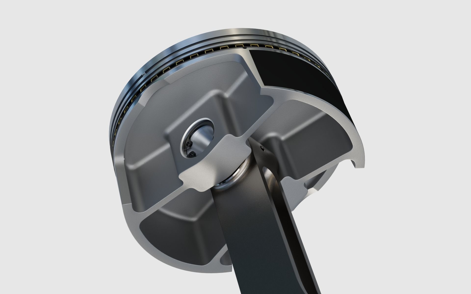 Piston and Connecting Rod 3D model_25