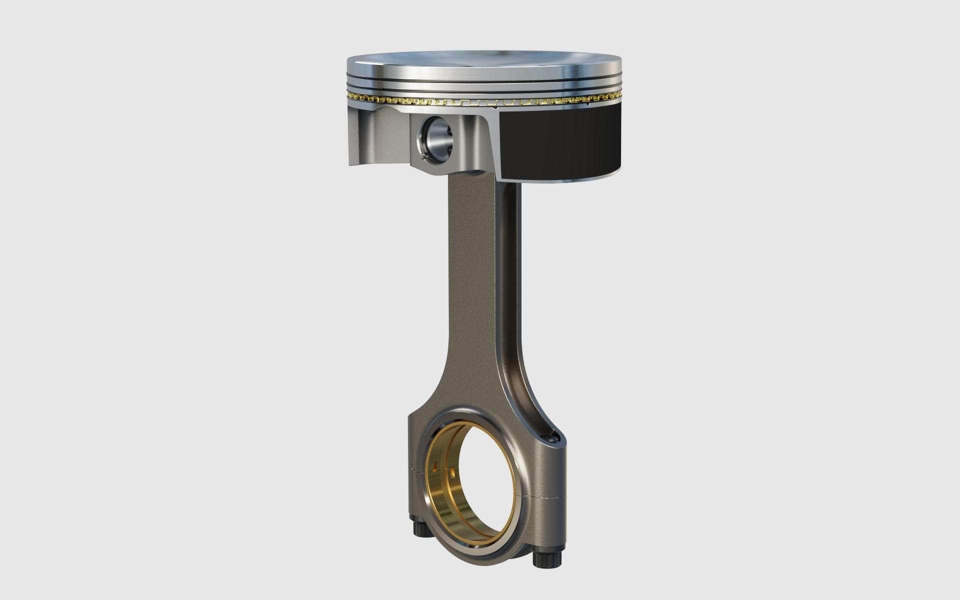 Piston and Connecting Rod 3D model_11