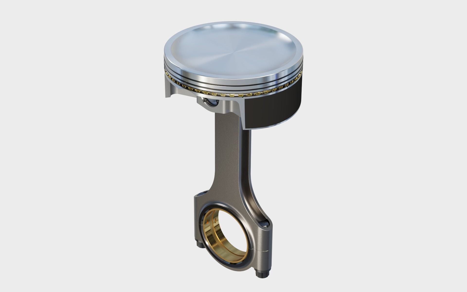 Piston and Connecting Rod 3D model_16