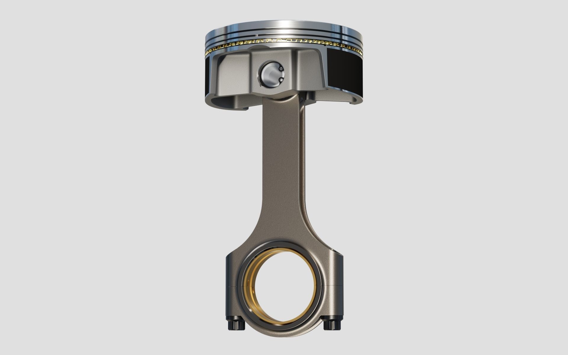 Piston and Connecting Rod 3D model_5
