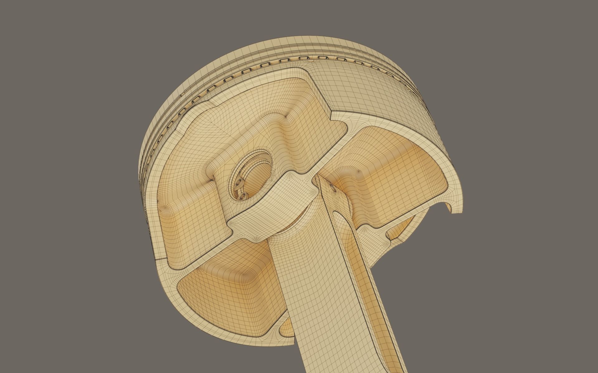 Piston and Connecting Rod 3D model_26