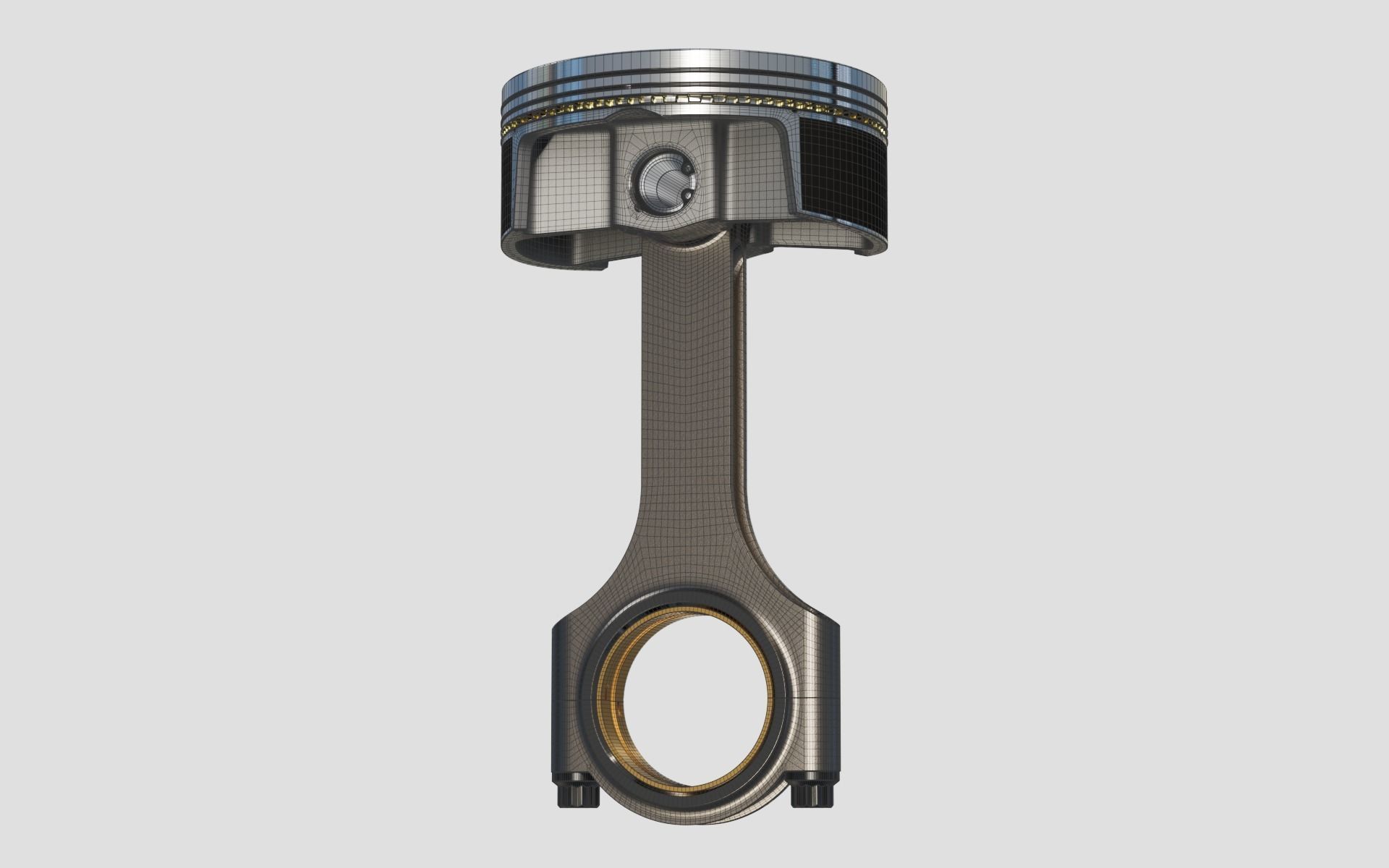 Piston and Connecting Rod 3D model_6