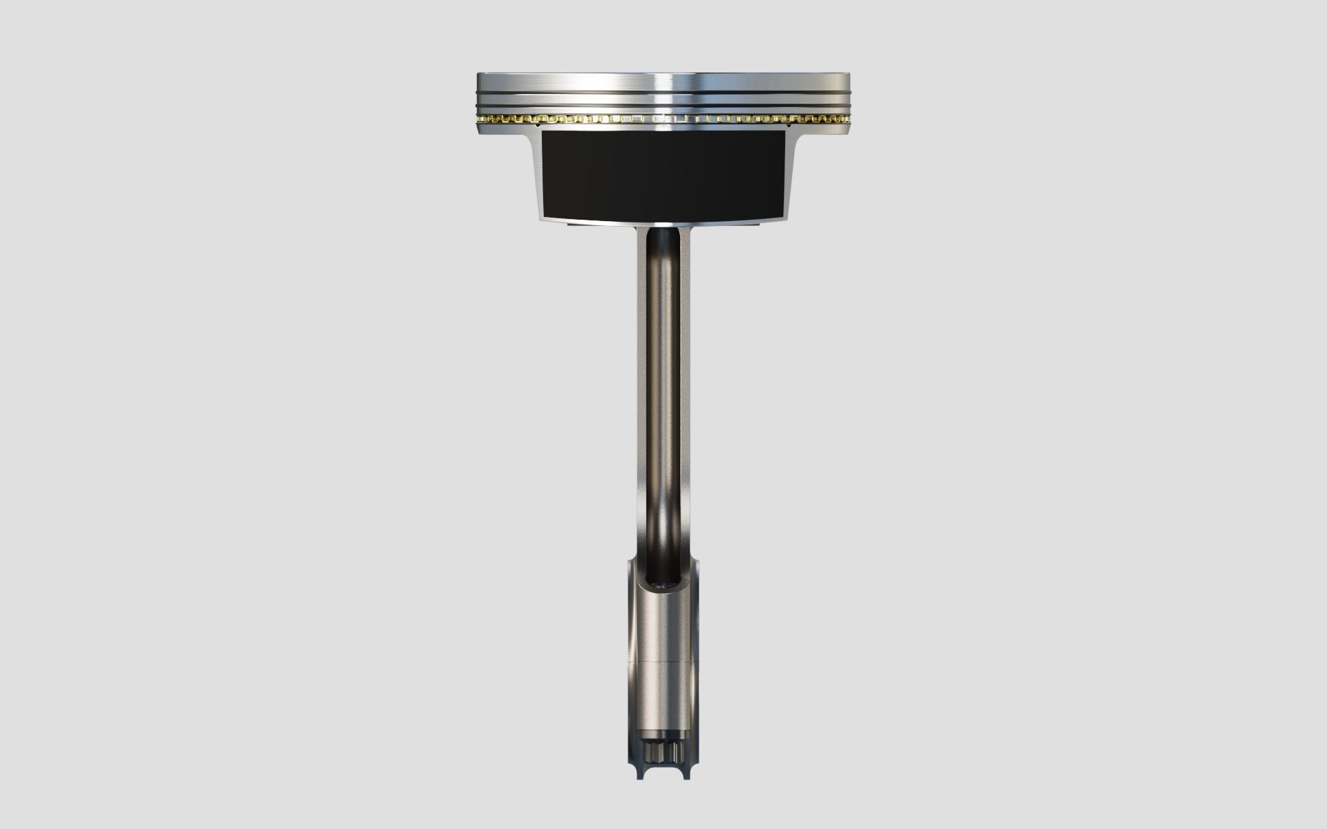 Piston and Connecting Rod 3D model_30
