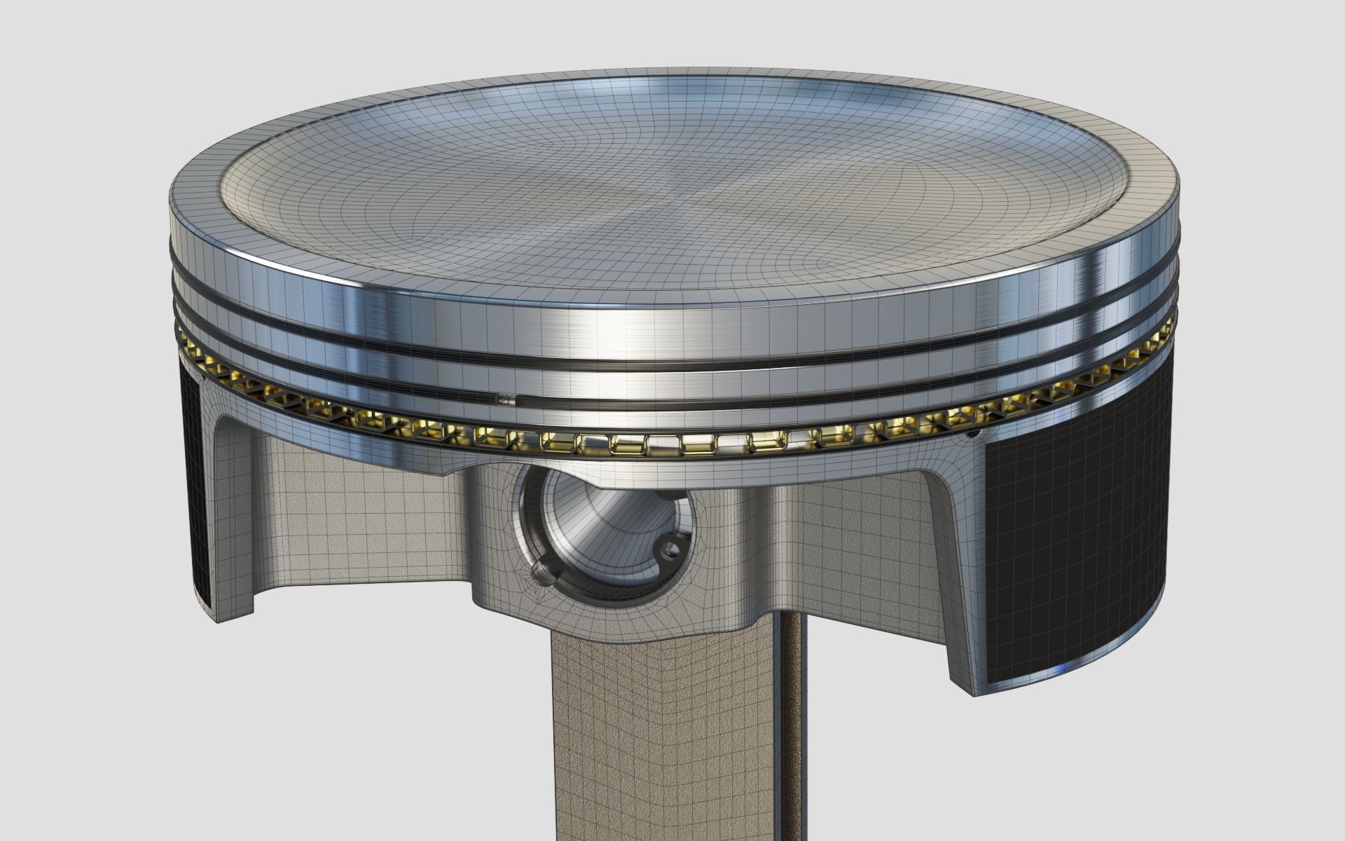 Piston and Connecting Rod 3D model_22