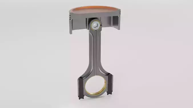Piston and Connecting Rod 3D model 7