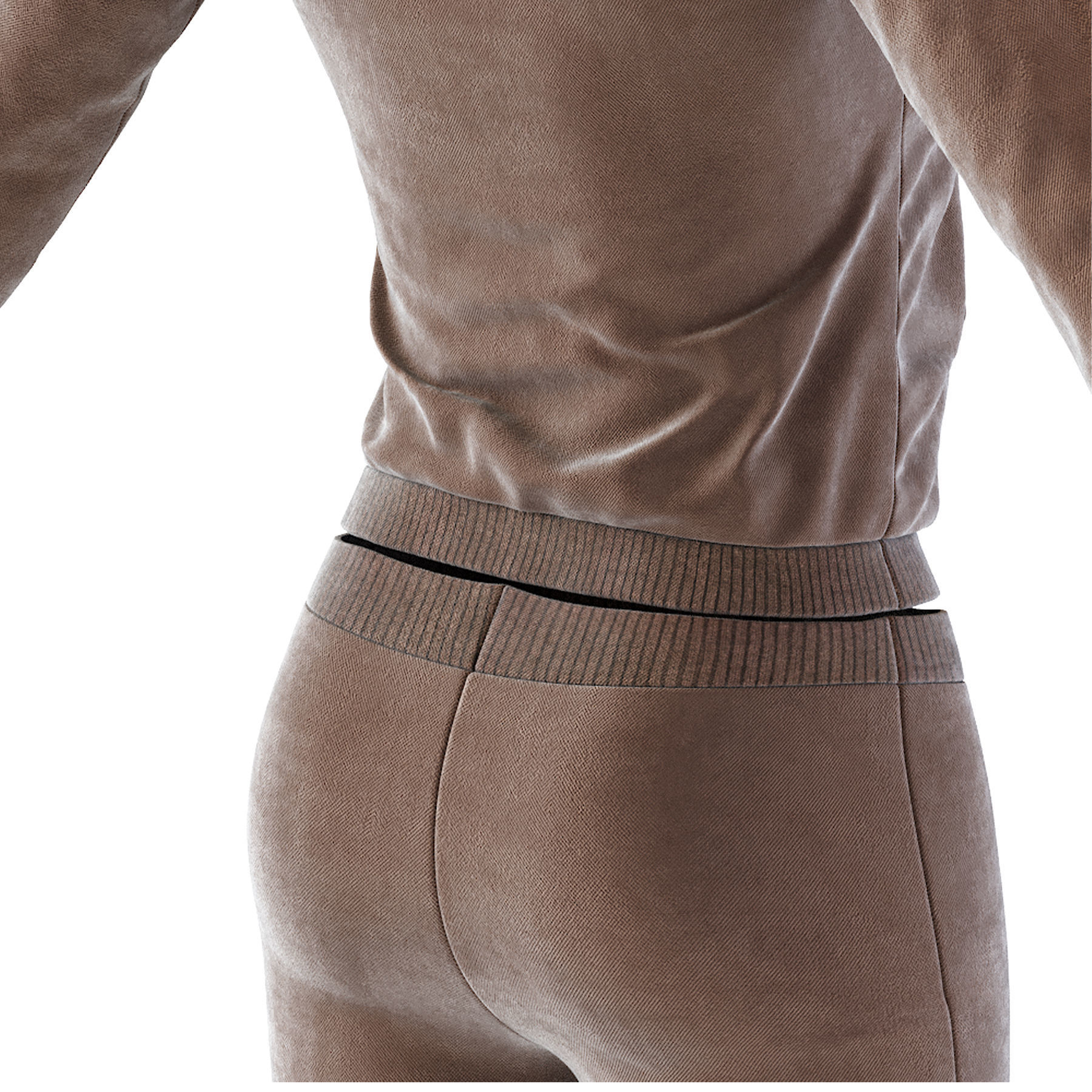 Womens Tracksuit 3D model_15