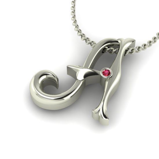 Alphabet Latin A 3D print model_27