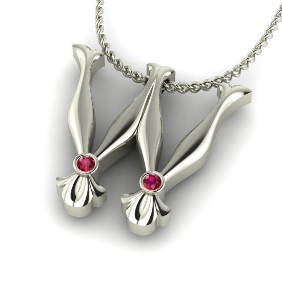 Alphabet Latin W 3D print model_27