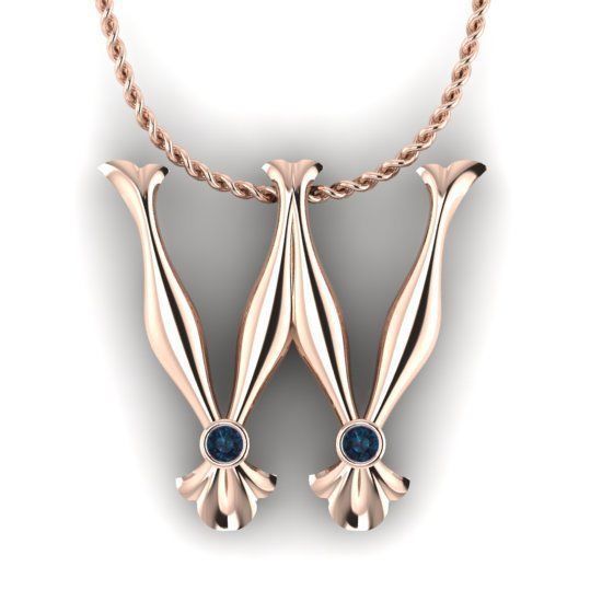 Alphabet Latin W 3D print model_13