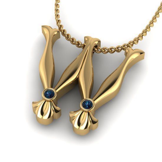 Alphabet Latin W 3D print model_28