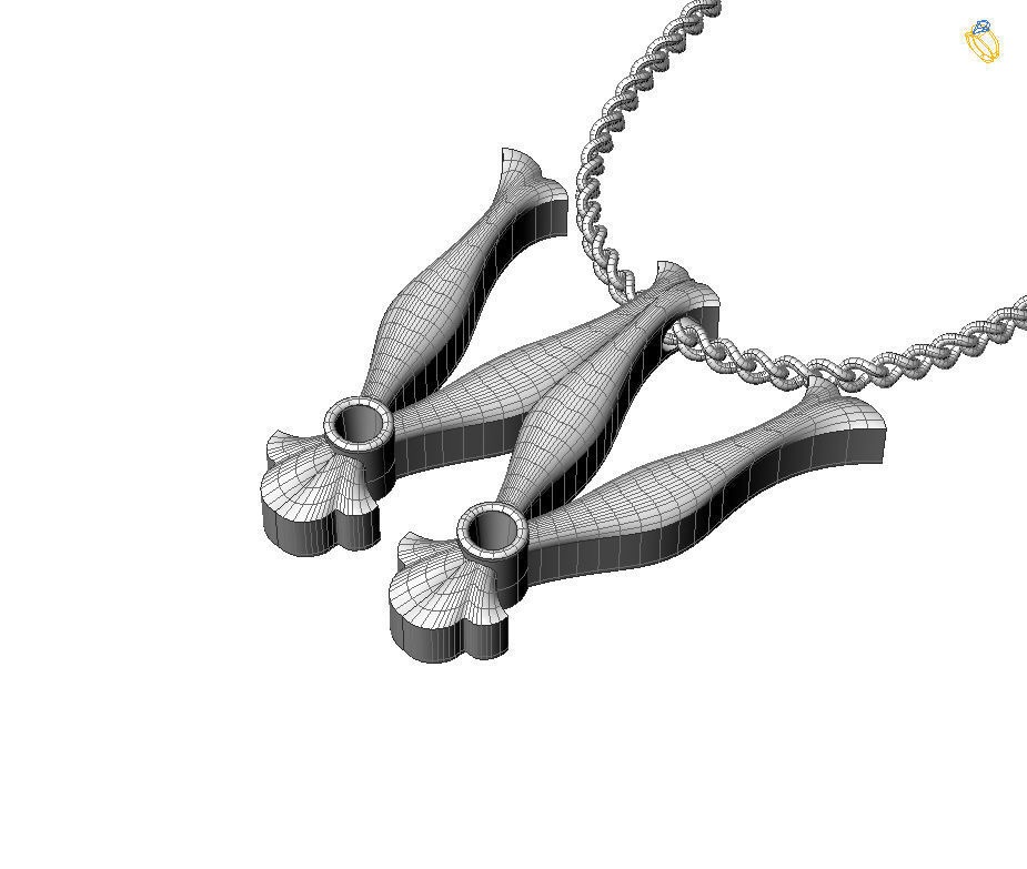 Alphabet Latin W 3D print model_2