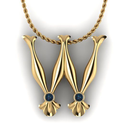 Alphabet Latin W 3D print model_19