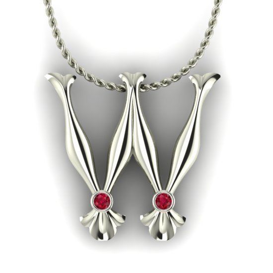 Alphabet Latin W 3D print model_18