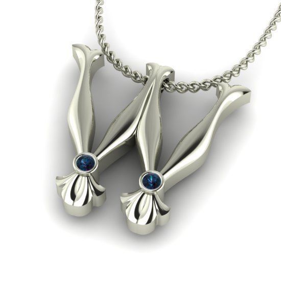 Alphabet Latin W 3D print model_25