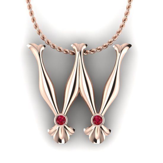 Alphabet Latin W 3D print model_15